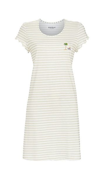 Ringella Nachthemd - geringeltes Sleepshirt mit Rundhalsausschnitt und klei günstig online kaufen