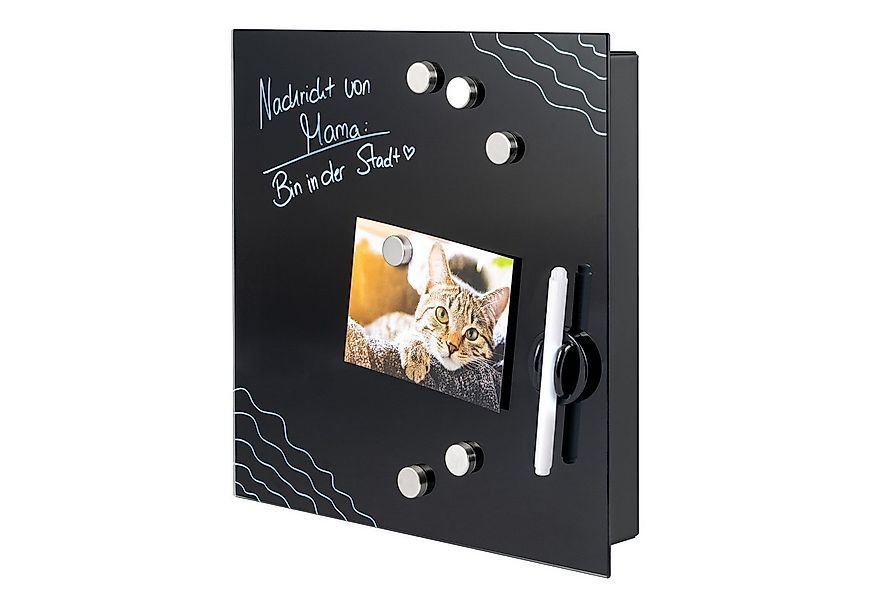 bremermann Schlüsselkasten XL in Schwarz, 13 Haken, 6 Magnete, 2 Marker, 1x günstig online kaufen