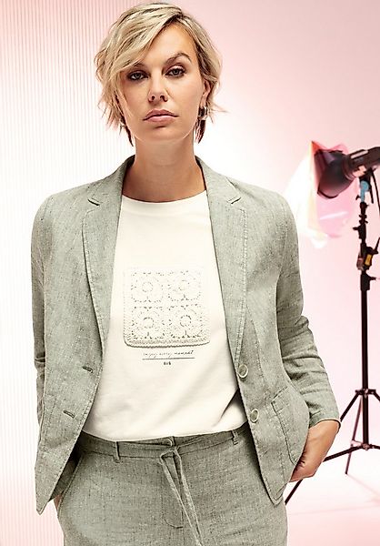 bianca Jackenblazer SUNNY in angesagter Leinen-Optik in Trendfarbe günstig online kaufen