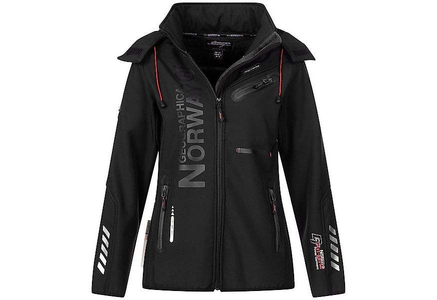 Geographical Norway Softshelljacke Damen Outdoor Windbreaker Regen Funktion günstig online kaufen