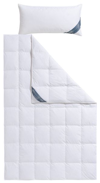 Haeussling Daunenbettdecke + Kopfkissen "Kristall Edition" Spar-Set in vers günstig online kaufen