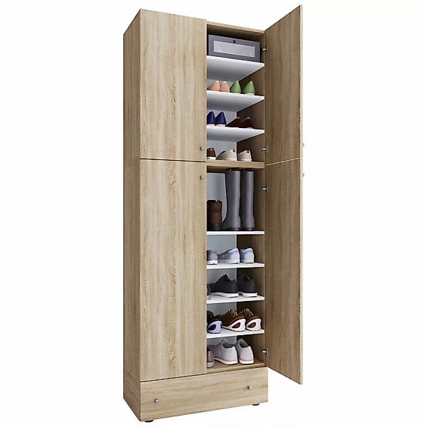 VCM Schuhschrank "VCM Holz-Schuhschrank  Maße: H. 200 x B. 70 x T. 39 cm  A günstig online kaufen