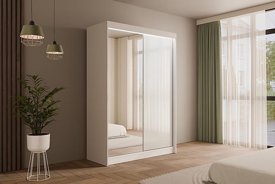 ALTDECOR Schiebetürenschrank VESLI (Kleiderschrank Garderobenschrank mit vi günstig online kaufen