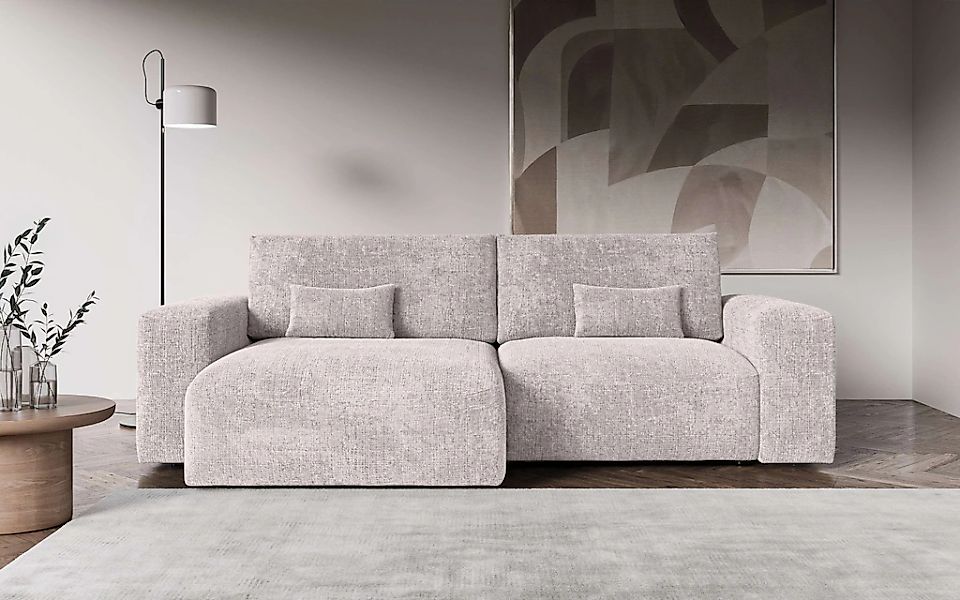 OTTO home Ecksofa "MATTS Schlafsofa mit Bettkasten, Maße B/T/H: 265/159/89 günstig online kaufen