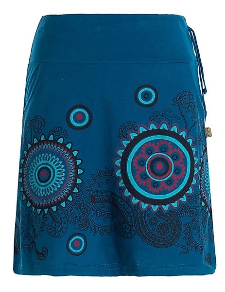 Vishes Minirock Kurzer Baumwoll-Rock Taschen-Rock Mini-Rock günstig online kaufen