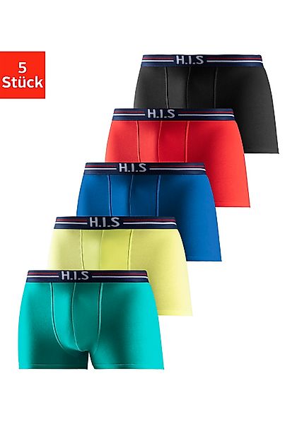 H.I.S Boxer "Boxershorts für Herren", (Packung, 5 St.), mit Streifen und Ma günstig online kaufen