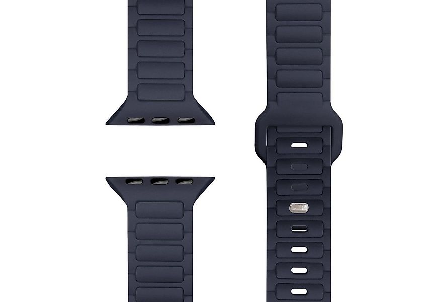 Nalia Smartwatch-Armband Apple Watch 49mm/46/45/44/42(Serie 1-3), Magnetisc günstig online kaufen