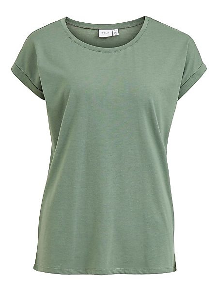 VILA Basic T-shirt Damen Grün günstig online kaufen