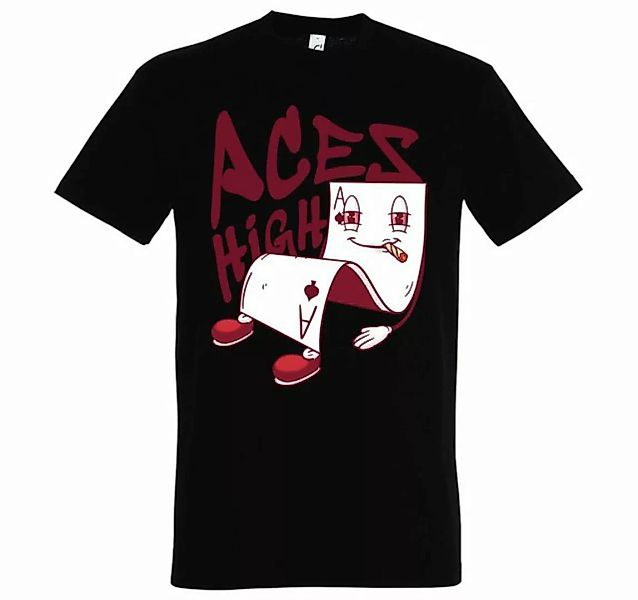 Youth Designz T-Shirt Aces High Herren Shirt mit trendigem Frontprint günstig online kaufen