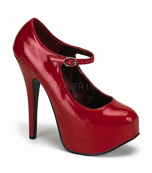 Maryjane Pumps TEEZE-07 - Lack Rot (Schuhgröße: EUR 42) günstig online kaufen