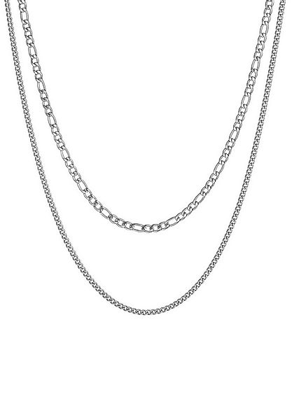 Hey Happiness Collier Layered Duo, Damen Layer Kette, Doppelte Panzer und G günstig online kaufen