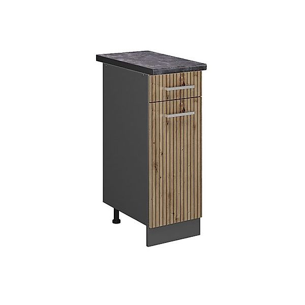 Vicco Küchenunterschrank R-Line Artisan-Eiche/Anthrazit 30 cm AP Anthrazit günstig online kaufen