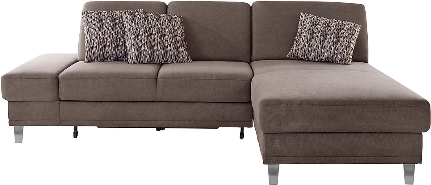 sit&more Ecksofa »Clio L-Form«, wahlweise mit Bettfunktion oder Vorziehsitz günstig online kaufen