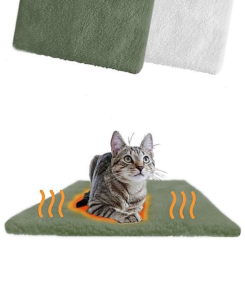Piupet Tierdecke Selbstheizende Katzendecke I 60x45cm I Heizdecke ohne Stro günstig online kaufen