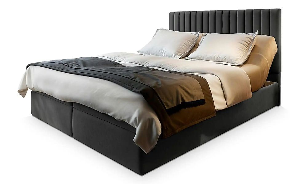 MASSENO Boxbett mit Bettkasten Murlo ¦ grau ¦ Maße (cm): B: 140 H: 98 Bette günstig online kaufen
