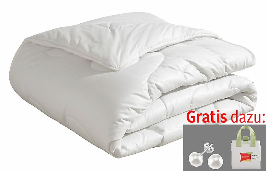 Beco Kunstfaserbettdecke "Aerelle™ Blue Bettdecke mit Gratis-Perlenohrsteck günstig online kaufen