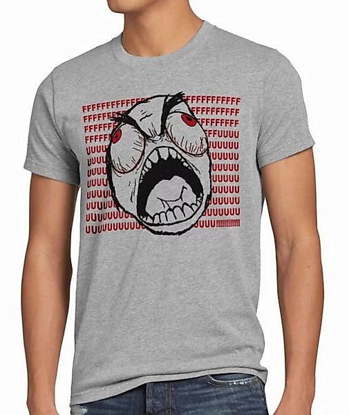 style3 T-Shirt Rage Trollface Comic Rageguy Facebook Meme 9gag Nerd Fuck Gu günstig online kaufen