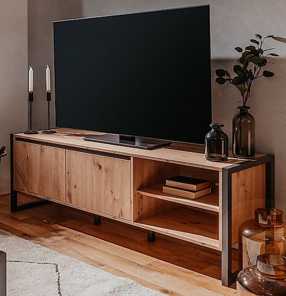 Furn.Design Lowboard Malta (TV Unterschrank 160 cm, 2-türig), Artisan Eiche günstig online kaufen