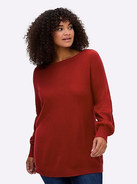 Sheego Strickpullover Pullover Langarm Jersey günstig online kaufen