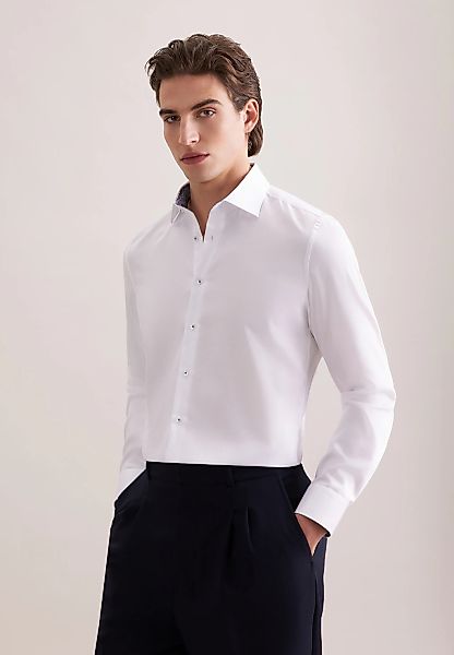 seidensticker Businesshemd "Schwarze Rose" Slim 1/1 Kentkragen Uni günstig online kaufen