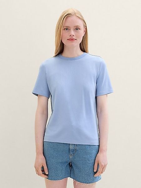 TOM TAILOR Denim T-Shirt Basic Loose Fit T-Shirt günstig online kaufen