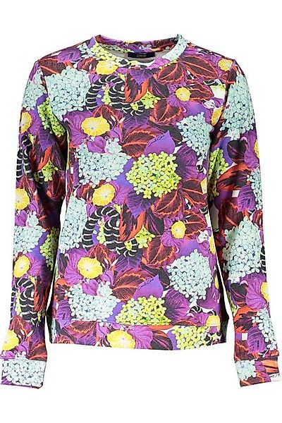 Cavalli Class Sweatshirt Violett Damenpullover - Langarm Sweatshirt mit günstig online kaufen