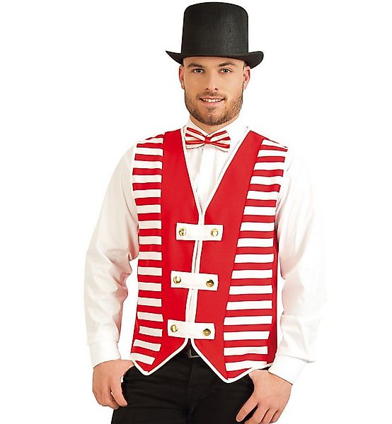 Fries Kostüm Herren Weste Kölle Alaaf Köln Karneval Fasching Party Rot Weiß günstig online kaufen