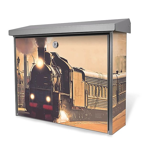Banjado Briefkasten Edelstahl 38.5x31.5x12cm Ohne Zeitungsfach Inkl. Montag günstig online kaufen
