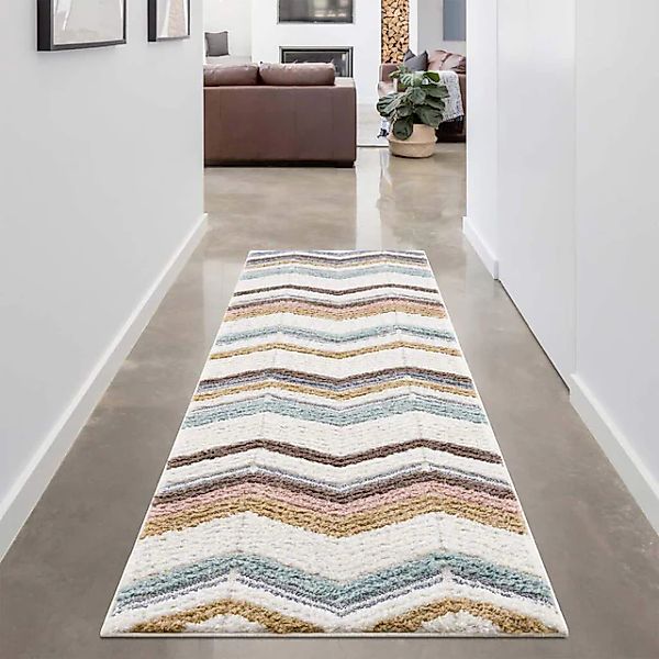 Carpet City Hochflor-Teppich »Focus 3009«, rechteckig, 20 mm Höhe, Läufer, günstig online kaufen