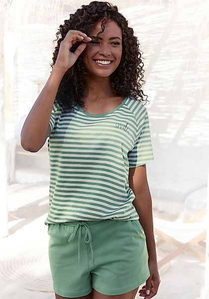 Vivance Dreams Shorty, (2 tlg.), mit schönem Streifenmuster günstig online kaufen