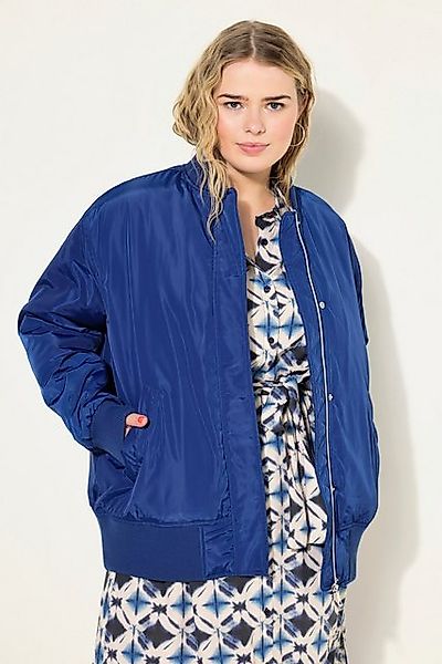 Studio Untold Kurzjacke Bomberjacke oversized Collegekragen günstig online kaufen