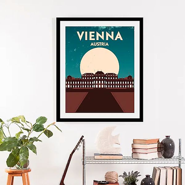 queence Bild »Vienna« Gebäude   Schriftzug   Schriftzüge   Stadt   Städte günstig online kaufen