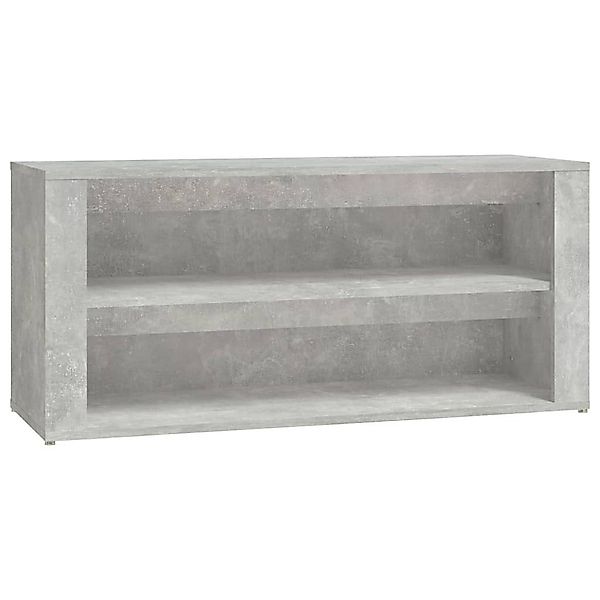 vidaXL Schuhregal Schuhregal Betongrau 100x35x45 cm günstig online kaufen