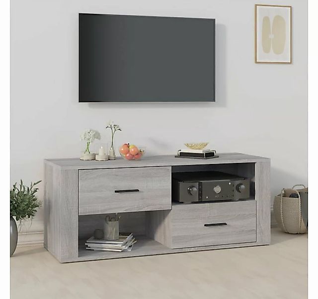 vidaXL TV-Schrank TV-Schrank Grau Sonoma 100x35x40 cm Holzwerkstoff günstig online kaufen