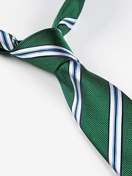 MONTI Krawatte THOMA aus reiner Seide – mit klassischem Streifen-Dessin und günstig online kaufen