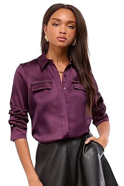 LIPSY Hemdbluse Lipsy Bluse aus Satin, Regular (1-tlg) günstig online kaufen