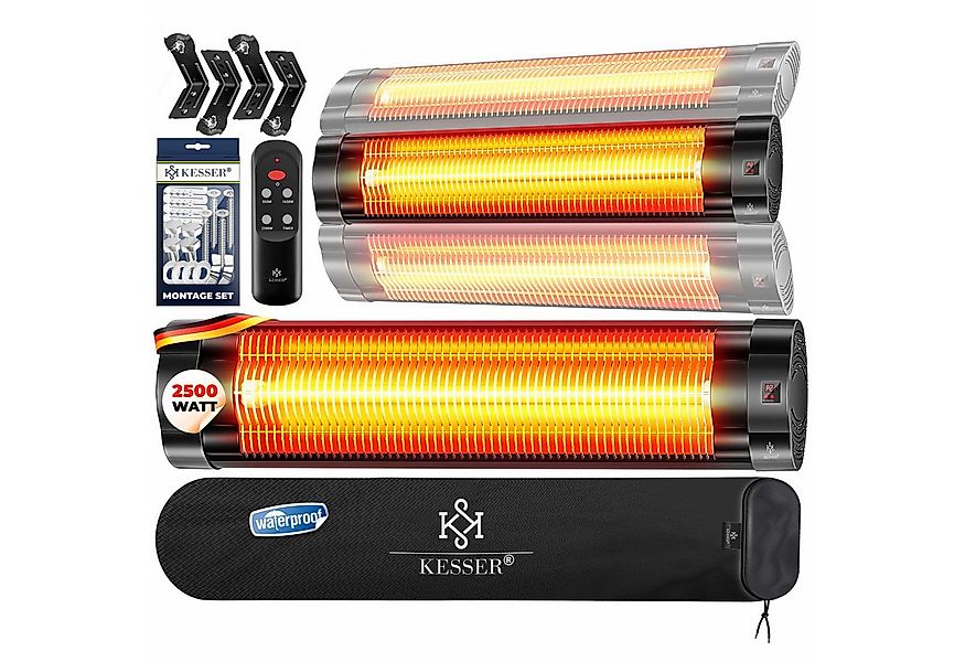 KESSER Heizstrahler, 2500 W, Infrarot Wärmestrahler Infrarotstrahler mit Fe günstig online kaufen