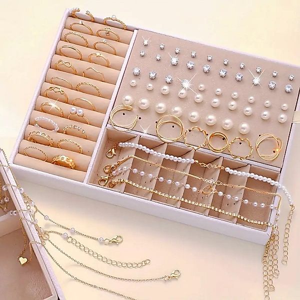 ILOKEN Schmuckset 83 tlg. Ohrringe Ketten günstig online kaufen