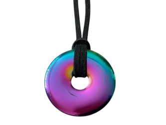 Steinfixx® Lange Kette echter Edelsteindonut 30 günstig online kaufen