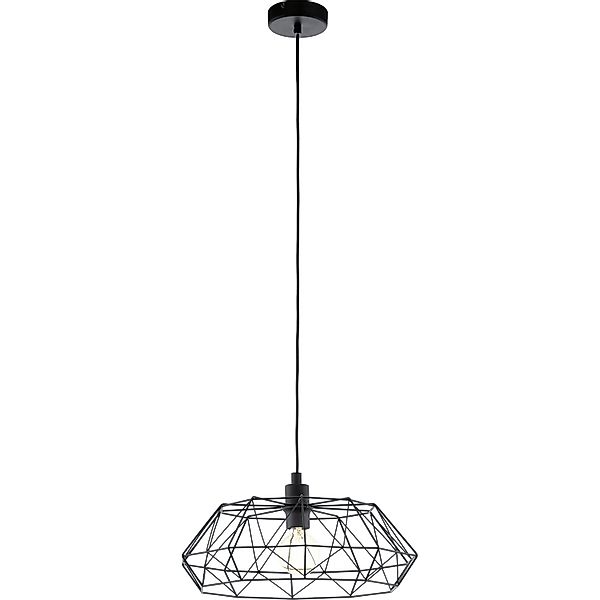Eglo Pendelleuchte Carlton 2 Schwarz günstig online kaufen
