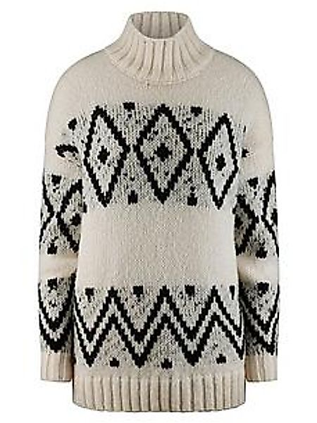 Pullover Stehkragen aus Schurwolle und Kaschmi include weiss günstig online kaufen