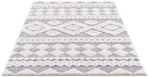 Carpet City Hochflor-Teppich "Focus 3005" rechteckig 20 mm Höhe Läufer, Boh günstig online kaufen