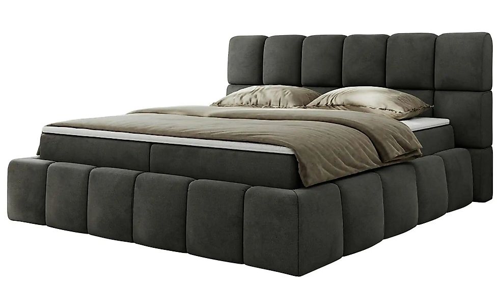 Boxbett mit Bettkasten Nira ¦ grau ¦ Maße (cm): B: 194 H: 113 Betten > Komf günstig online kaufen