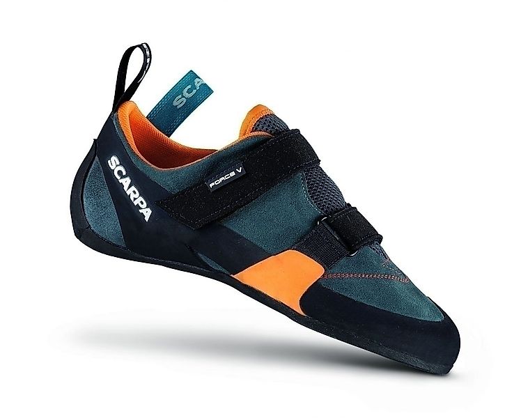 Scarpa FORCE V Herren Kletterschuh blau/orange Kletterschuh günstig online kaufen
