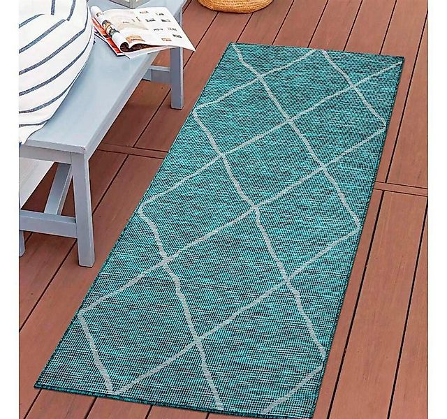 Carpet City Outdoorteppich PALM 3075, rechteckig, Höhe: 5 mm, Läufer, Wette günstig online kaufen