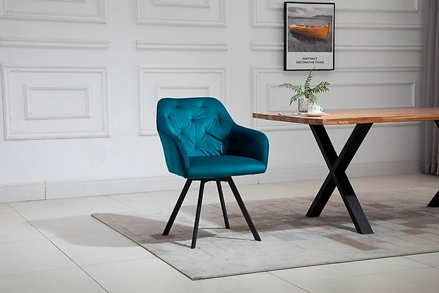 SalesFever Esszimmerstuhl »Toronto Stuhl - Stilvoller Armlehnstuhl mit Step günstig online kaufen