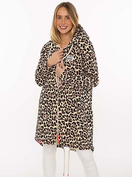 Zwillingsherz Kurzmantel "Leo Allover" gemustert, Taschen, Reißverschluß günstig online kaufen