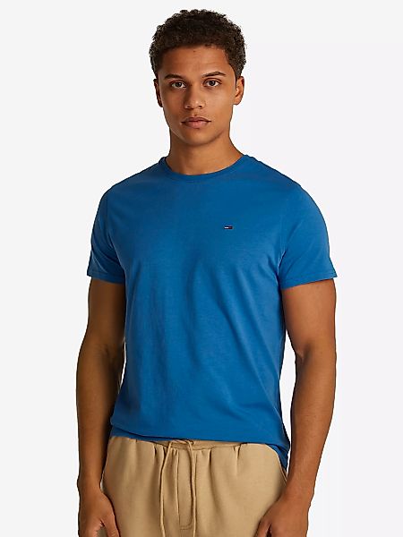 Tommy Jeans T-Shirt TJM ESSENTIAL SOLID TEE Regular Fit mit Rundhalsausschn günstig online kaufen