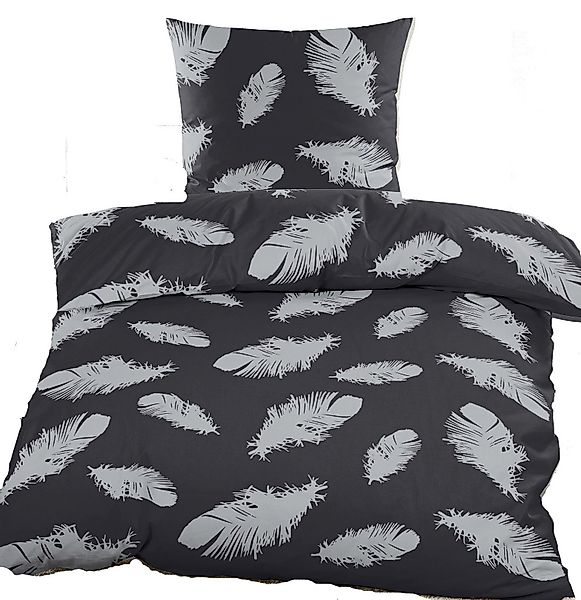 KH-Haushaltshandel Bettwäsche Biber Winter Bettwäsche 135x200 günstig online kaufen