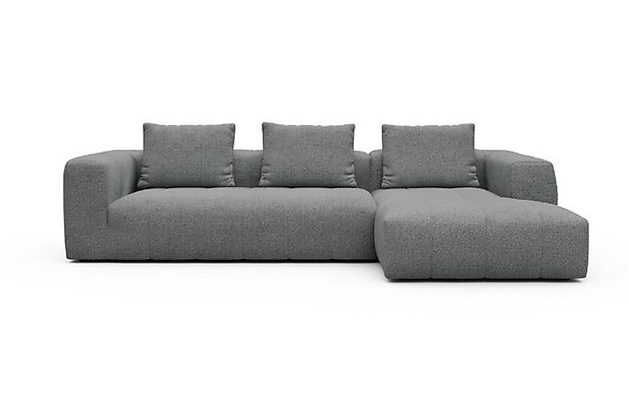 moebelfaktor Ecksofa Hugo 2,5-Sitzer Armlehne links mit Chaiselongue, Modul günstig online kaufen